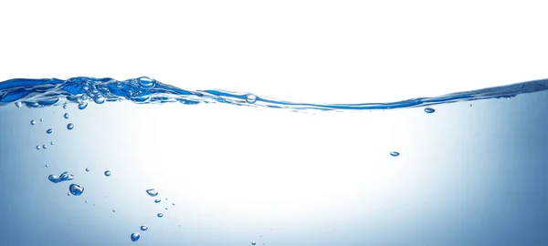 Water splash op witte achtergrond — Stockfoto