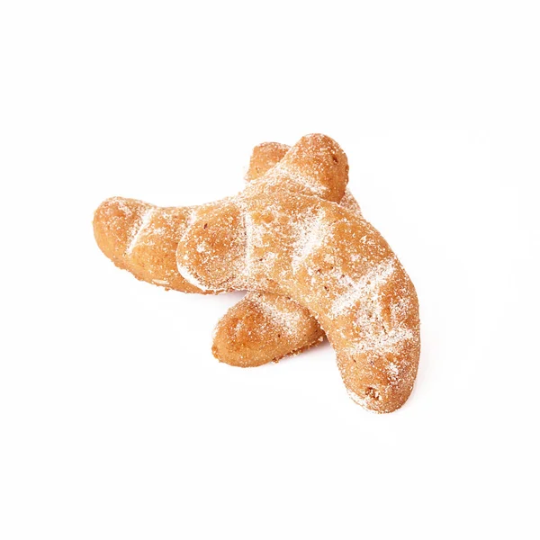 Креп печиво на білому тлі — стокове фото