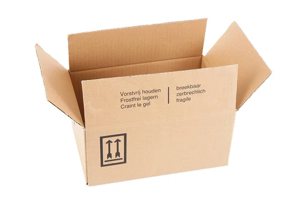 Carton box in white background — Stock Photo, Image