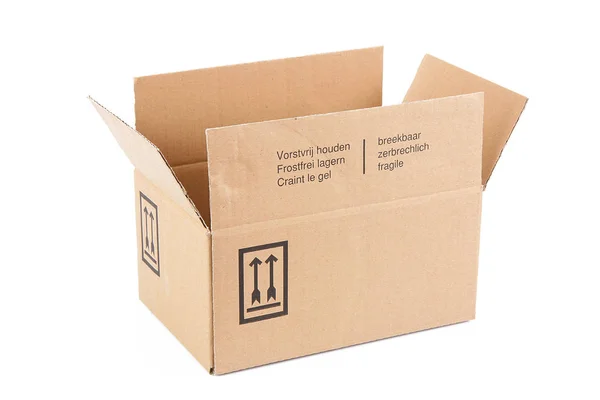 Carton box in white background — Stock Photo, Image