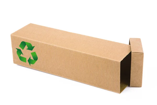 Carton box in white background — Stock Photo, Image