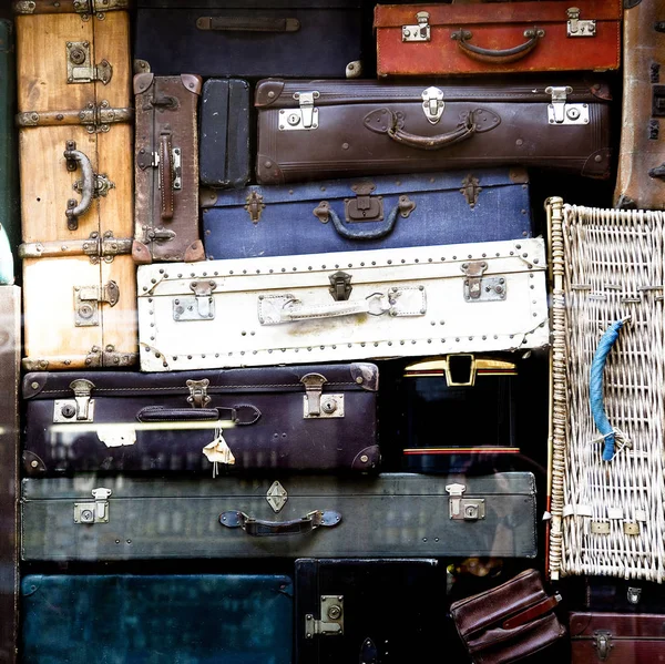 A lot of vintage bags — Stock Photo, Image