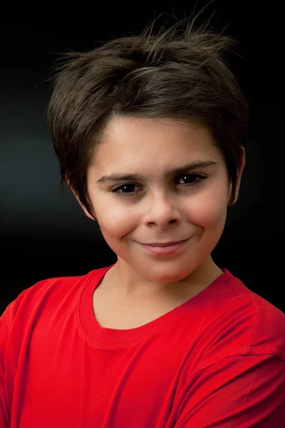 Little boy with peaceful look — Stock Photo, Image