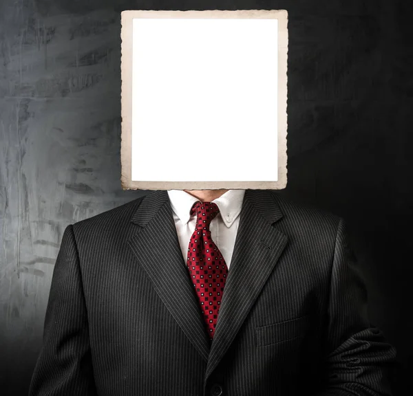 Candidato entrevista de emprego sem rosto — Fotografia de Stock