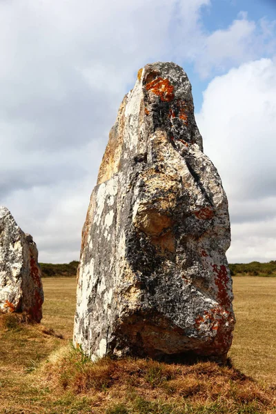 Prähistorische Menhire auf französischem Gebiet — Stockfoto