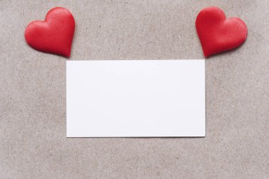 Kartpostal arka plan, kalpleri ile dekore edilmiştir. Tatil için dekoratif kartı. Vanentine Day.Valentines gün romantik arka plan, 14 Şubat, aşk kavramı mutlu tatil. Kopya boş alan.