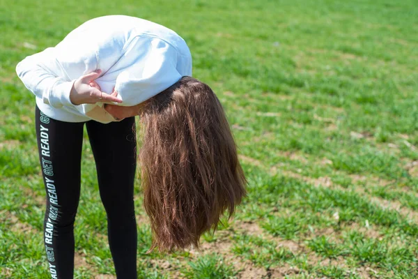 Meisje Met Lang Haar — Stockfoto