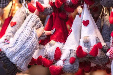 Noel dekoru. Yeni yıl. Noel ağacı süsleri ve ev dekorasyonu için dekorasyon. Yeni Yıl Dekorasyonu.