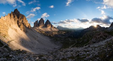 Tre Cime di Lavaredo in the Italiayn Dolomites