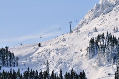 Ski zone Vitosha, Bulgaria clipart