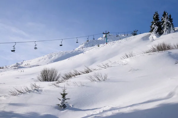 Zona sciistica Bansko, Bulgaria — Foto Stock