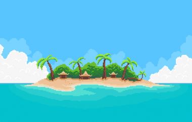 Pixel Art Island