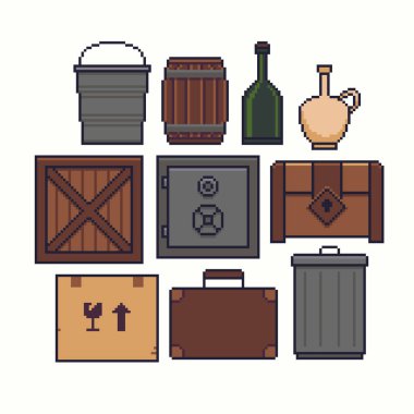 Pixel Art konteynerler
