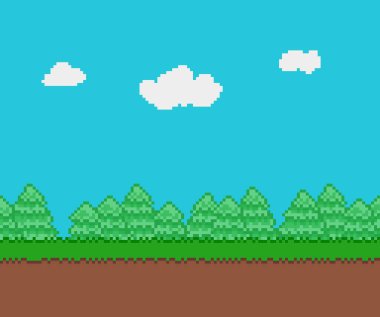 Piksel oyun arka plan