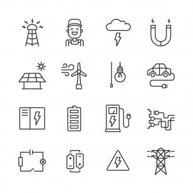 Anahat elektrik simgeler