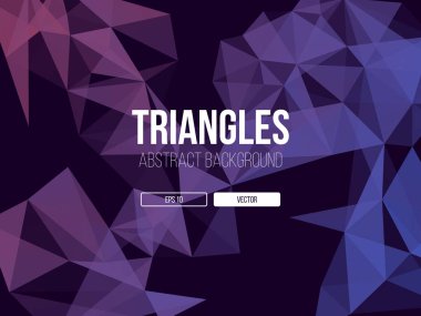 soyut üçgenler arka plan