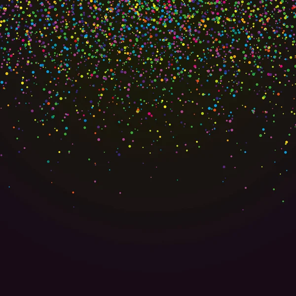 Fallande konfetti bakgrund — Stock vektor