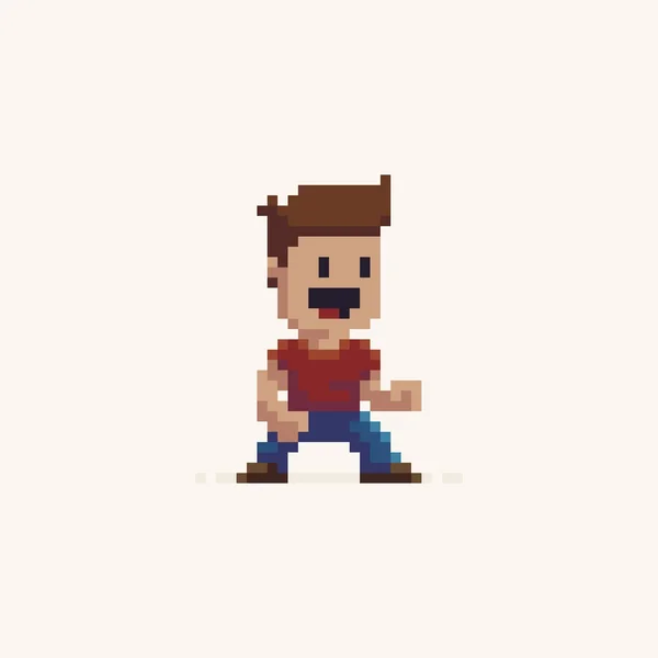 Personagem de arte Pixel —  Vetores de Stock