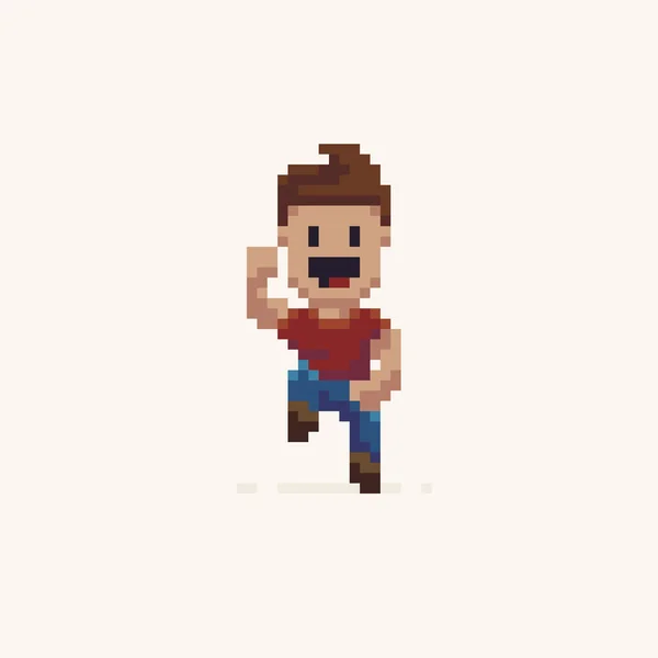 Personagem de arte Pixel —  Vetores de Stock