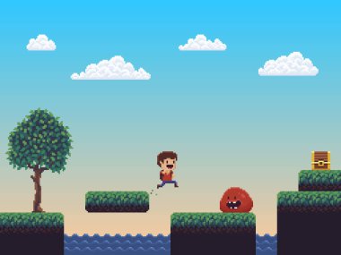 Piksel sanat sahnesi