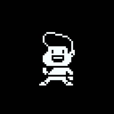 Piksel Sanat 1-bit Karakteri