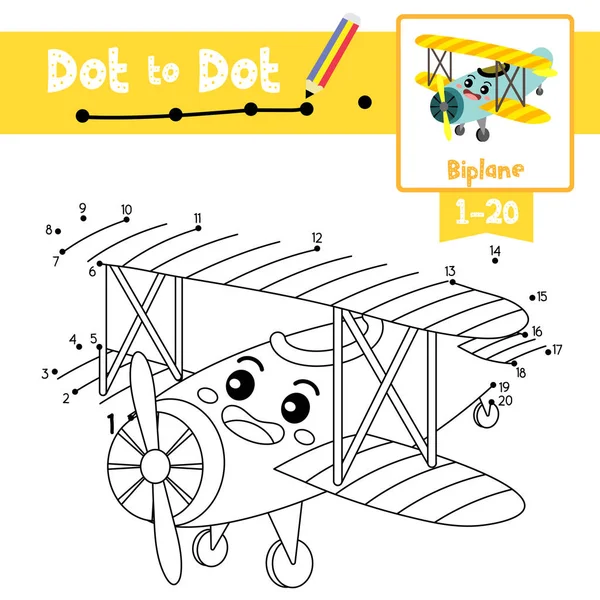 Dot Dot Juego Educativo Libro Para Colorear Los Transportes Dibujos — Archivo Imágenes Vectoriales