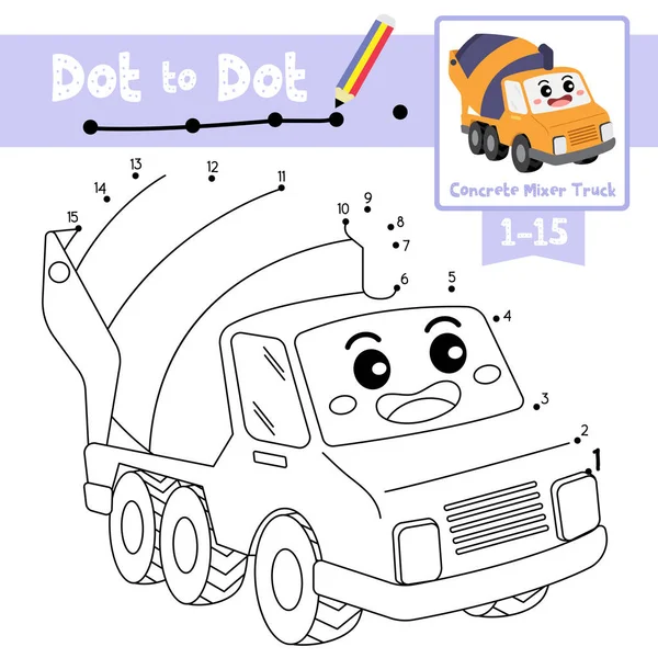 Monster Trucks Dot Markers for kids activity coloring book or page.  11180038 Vector Art at Vecteezy