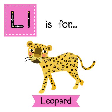 L harfi iz sürme. Yürüyen Leopar