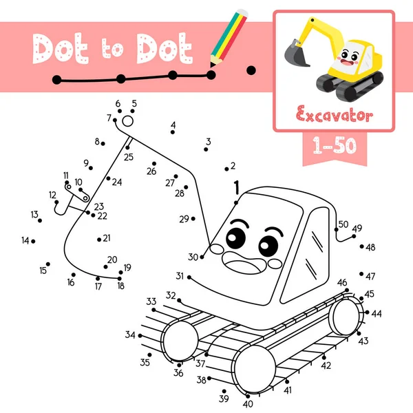 Dot To Dot Educational Game And Coloring Book Of Excavator Cartoon Transportations For Kids Activity About Counting Number 1 50 And Handwriting Practice Worksheet Vector Illustration Stock Images Page Everypixel Dot To Dot Educational Game And Coloring Book Of Excavator Cartoon Transportations For Kids Activity About Counting Number 1 50 And Handwriting Practice Worksheet Vector Illustration Stock Images Page Everypixel