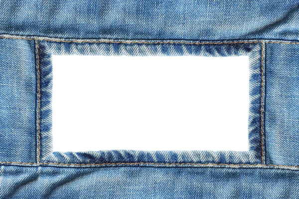 Rama jeansów — Zdjęcie stockowe