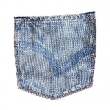 kot pantolon cebinde izole