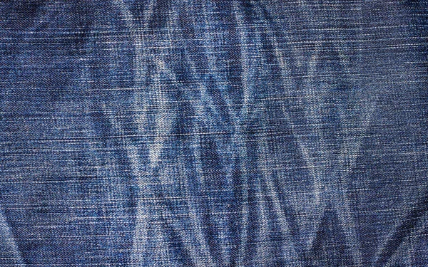 Textur der blauen Jeans — Stockfoto