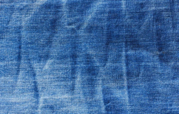 Textur der blauen Jeans — Stockfoto