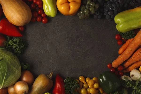 çeşitli olgun sebze çeşitleri