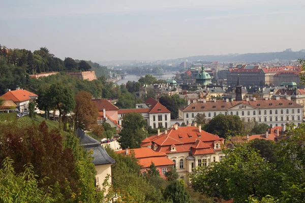 Прага вид сверху . — стоковое фото