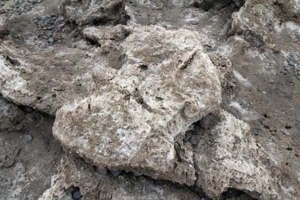 Tuz oluşumların Devils Golf Sahası ölüm Valle yakın çekim