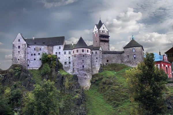 Hrad Loket, Česká republika — Stock fotografie