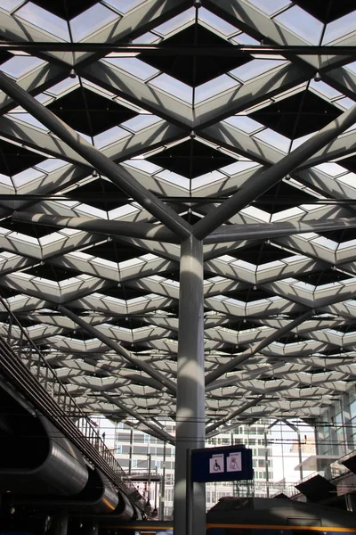 Reception Byggnad Haag Den Haag Centralstation Nederländerna — Stockfoto