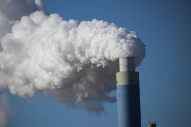 Baca Santrali'nde Hollanda Rotterdam Maasvlakte çıkan buhar