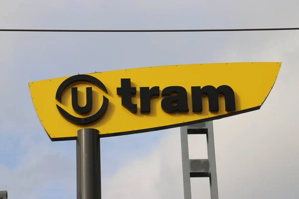 Logo Des Tramways Rapides Sig Nommés Sneltram Dans Ville Utrecht — Photo