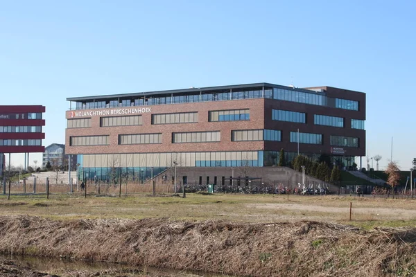 Gymnasiebyggnad Uppkallad Staden Bergschenhoek Nederländerna — Stockfoto