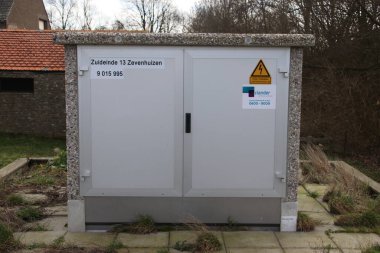 Hollanda 'nın Zevenhuizen kentindeki doğal gaz ve elektrik tedariki için Liander' in kontrol kabini