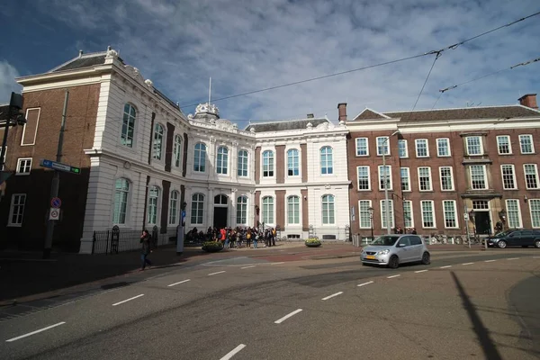 Budování Státní Rady Jako Nejvyššího Právního Orgánu Nizozemsku Buitenhof Haagu — Stock fotografie