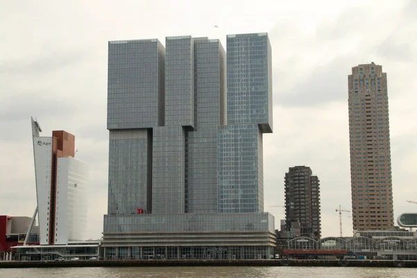 Gebouw Rotterdam Aan Wilheminapier Rotterdamse Haven — Stockfoto