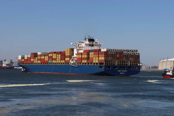 Konteyner gemisi CONTI EverEST Hollanda Rotterdam 'daki Maasvlakte Limanı' na vardı.