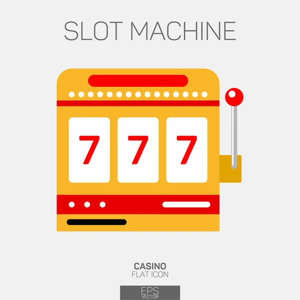 Slots Machine Kleur Pictogram — Stockvector