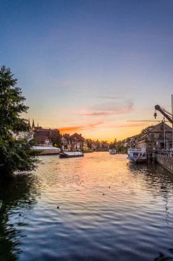 Bamberg üzerinden günbatımı