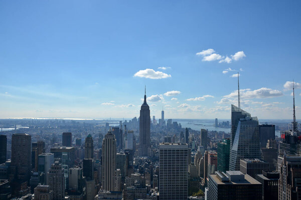 Manhattan skyline from Rockefeller Center
