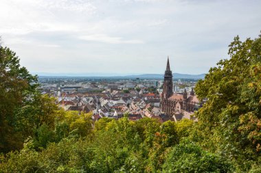 Tarihi kent merkezine ve Katedrali, Freiburg, Almanya