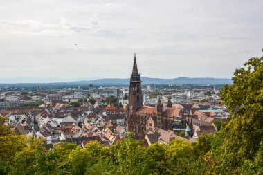 Tarihi kent merkezine ve Katedrali, Freiburg, Almanya
